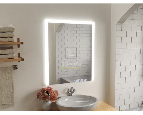 Зеркало в ванную комнату с подсветкой Серино