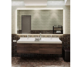 Зеркало для ванной комнаты с внутренней подсветкой Прайм 200х80 см